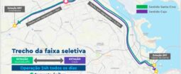 Avenida Brasil terá faixa seletiva para ônibus, de Guadalupe ao Caju, a partir de sábado